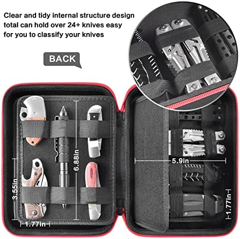 ANKHOH 4-Layer Knife Organizer Case with 32 Slots 1