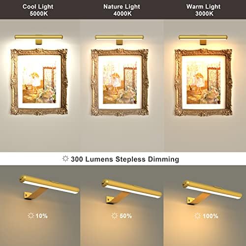 Wireless Picture Light with Remote Control and Magnetic Mount
