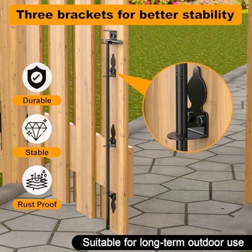 24 Cane Bolt Drop Rod for Gate - Durable and Reliable