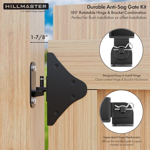 Premium Heavy Duty Anti Sag Gate Kit