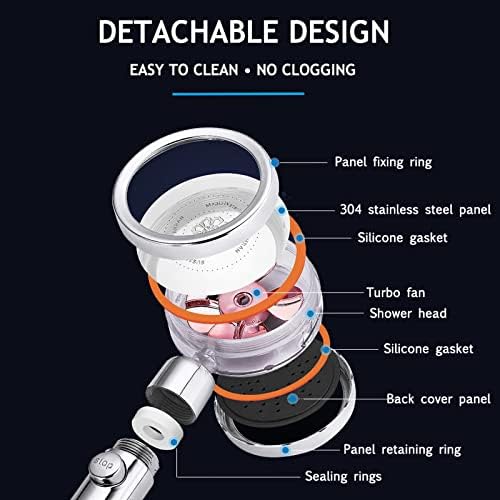 Compact Handheld Shower Head for Quick Cleanings