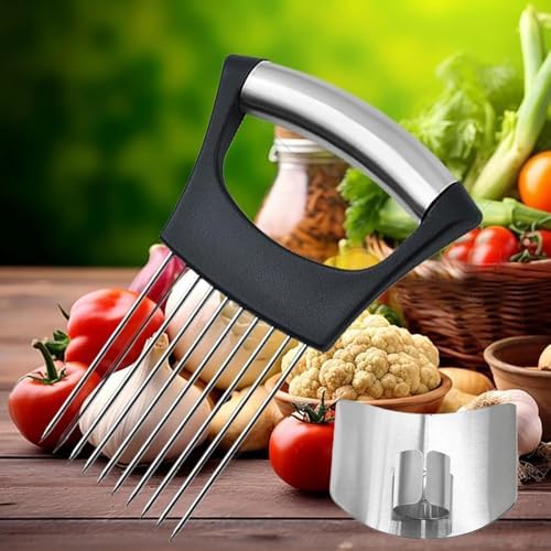 JK-GMTE Finger Guards for Cutting 2 Pcs Stainless Steel Knife Protector