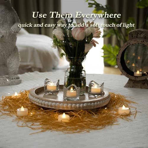 Amagic 30Pcs Flameless LED Tea Lights with 200 Hours Battery