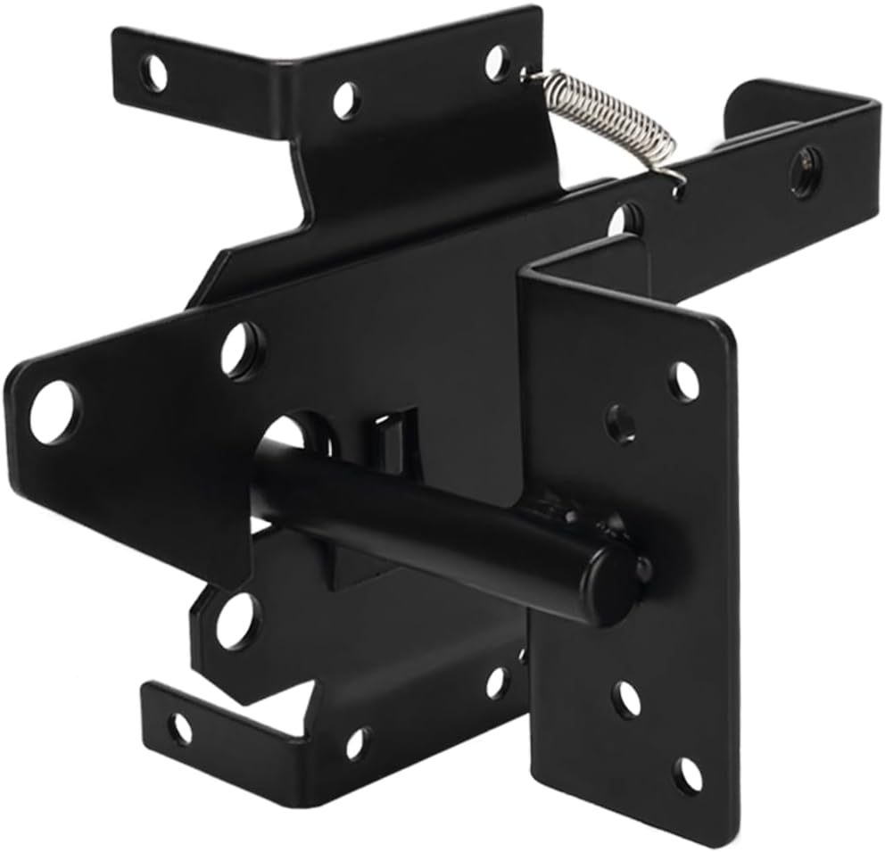 Self-locking Gate Latch