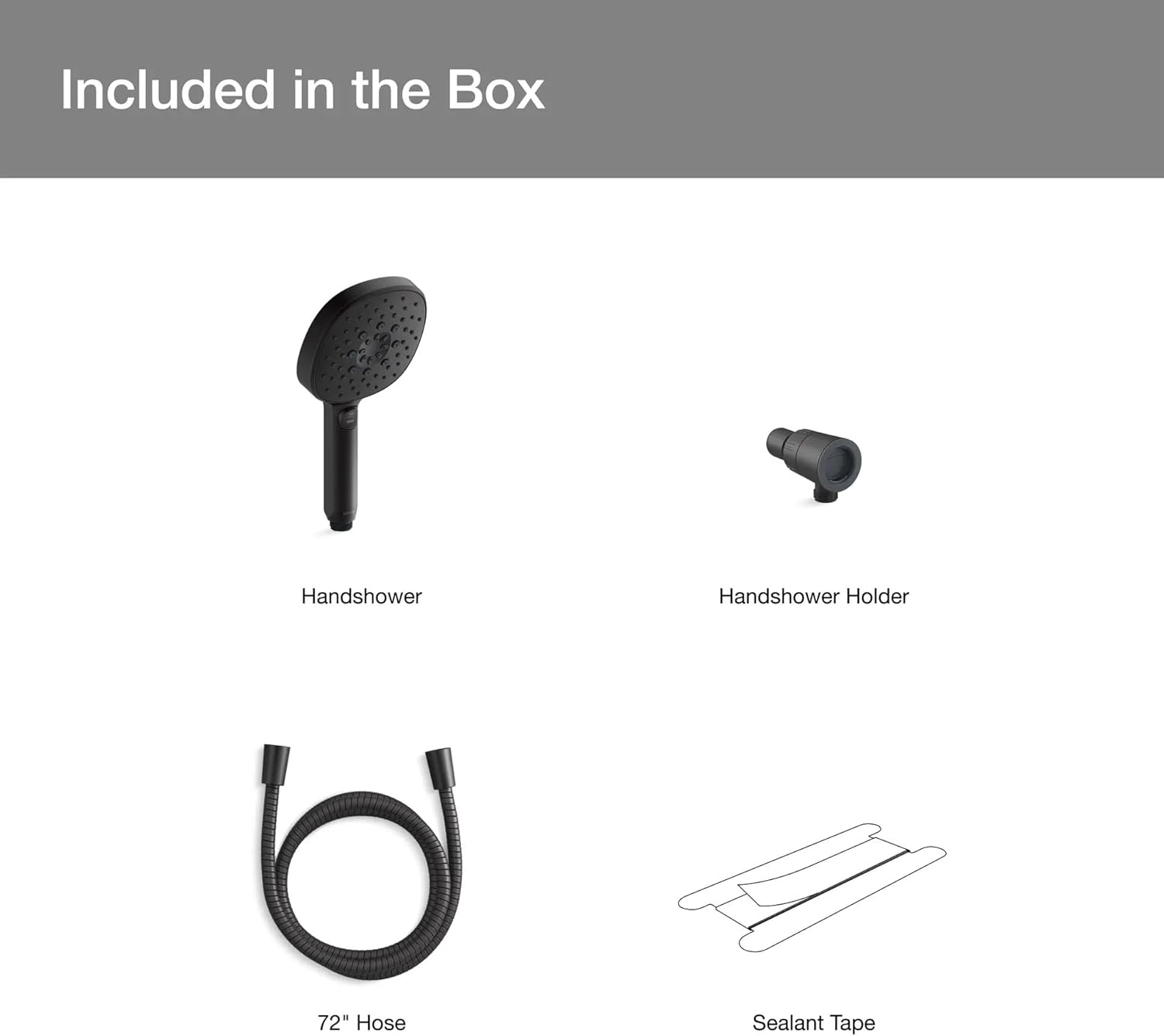 Effortless Showers Multifunction Handshower by Kohler Chrome
