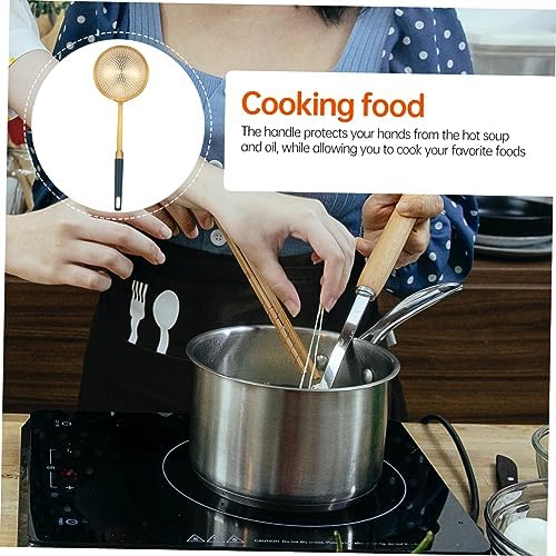 GRADENEVE 1pc Colander Skimmer Spoon with Handle