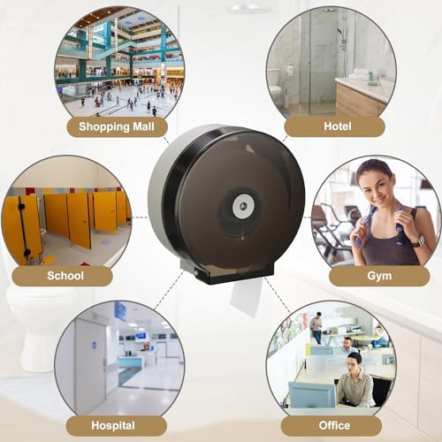 Layhit 6-Pack Wall-Mounted Toilet Paper Dispenser