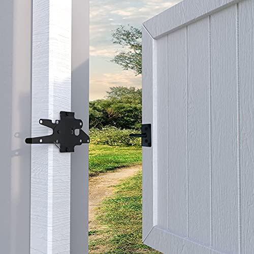Durable Self-Closing Gate Latch for Outdoor Spaces