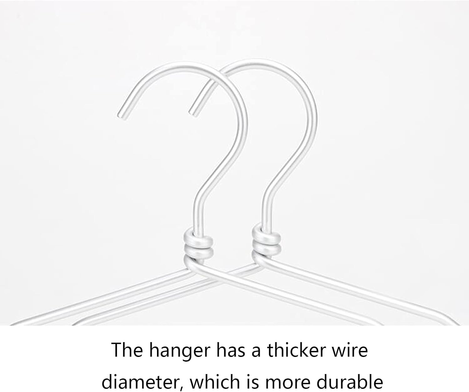 TBLOTYD 20-Pack Metal Hangers for Kids and Adults