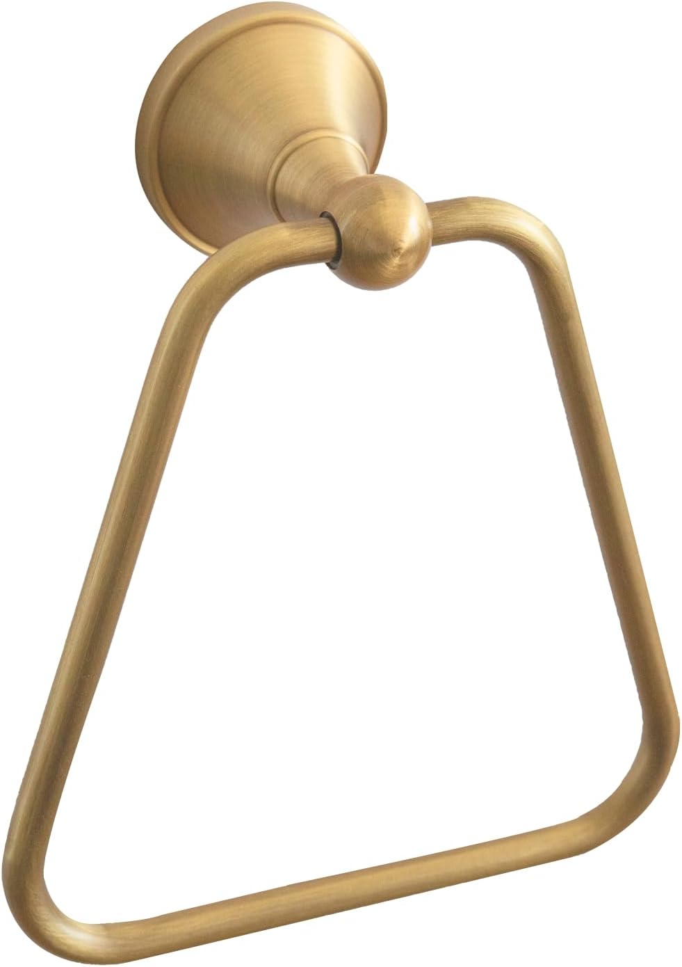 Celbon T-Shaped Bath Towel Ring with Antique Brass Finish 1
