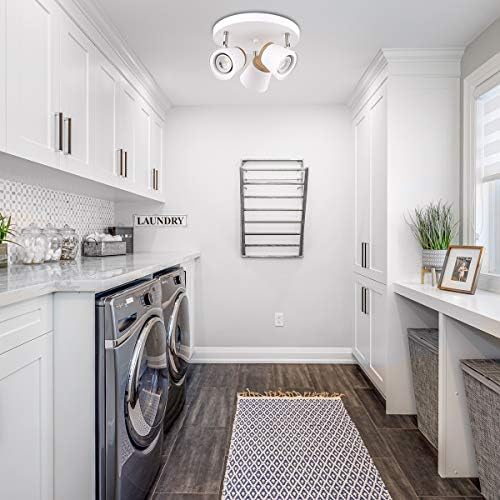 TeHenoo 3-Light Ceiling Spotlight with Bamboo Accent