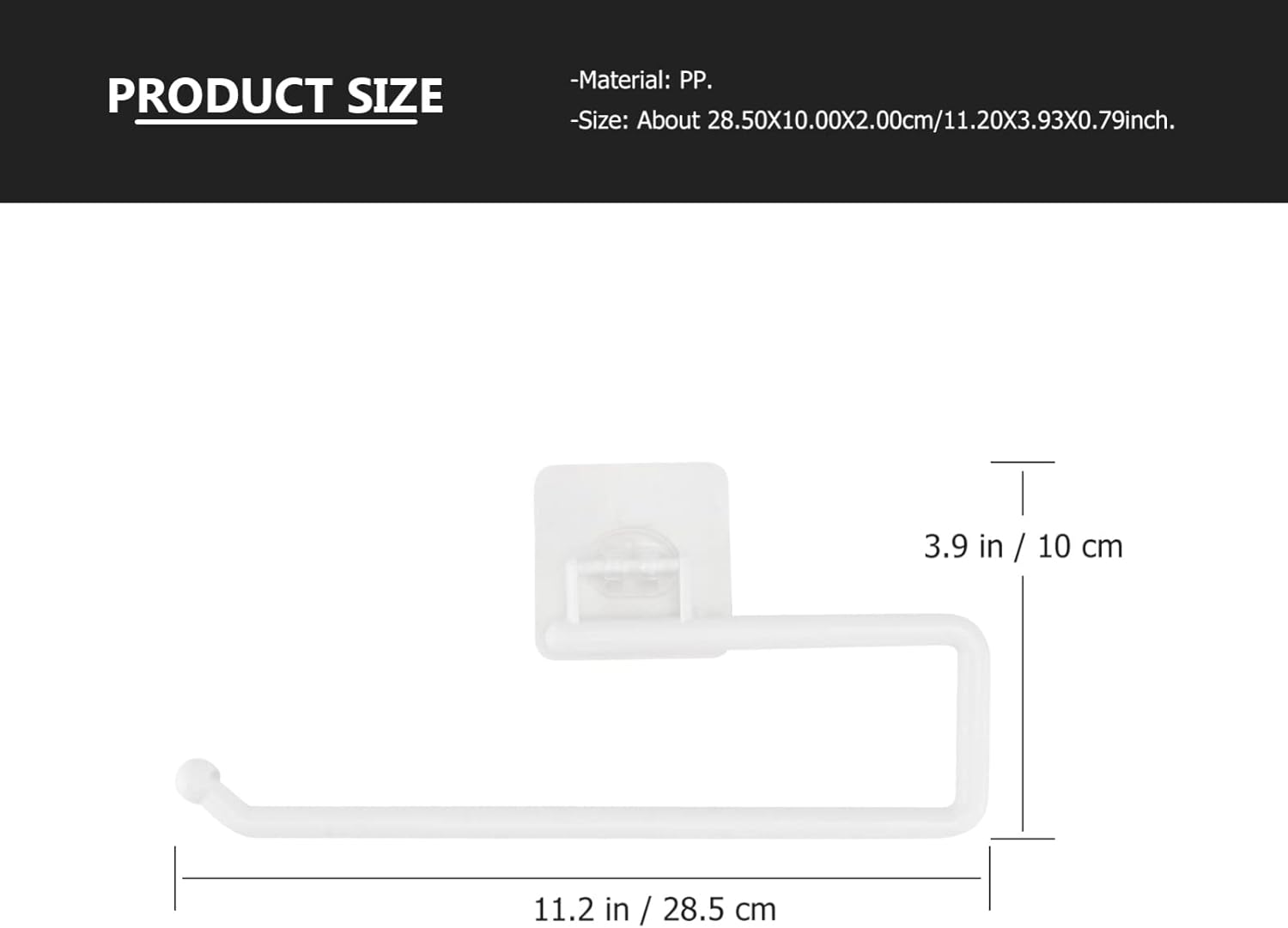 Stylish Wall-Mounted Toilet Paper Holder