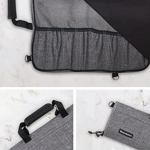 Messermeister Preservation 8-Pocket Knife Luggage Heather Gray