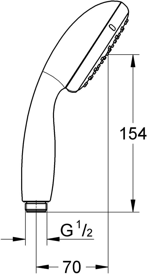 GROHE 27946000 Start 100MM Handheld Shower