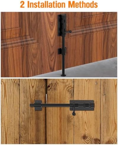 Sturdy 12 Barrel Bolt Latch for Outdoor Gates