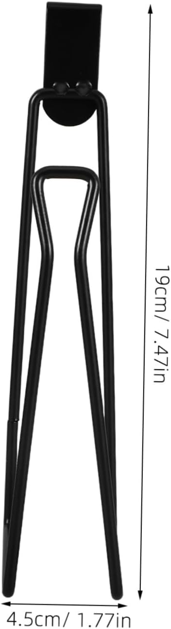 Sturdy Black Wall-Mounted Toiletpaper Holder For Modern Bathrooms