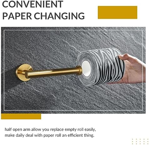 APLusee 304 Stainless Steel Towel Ring Set
