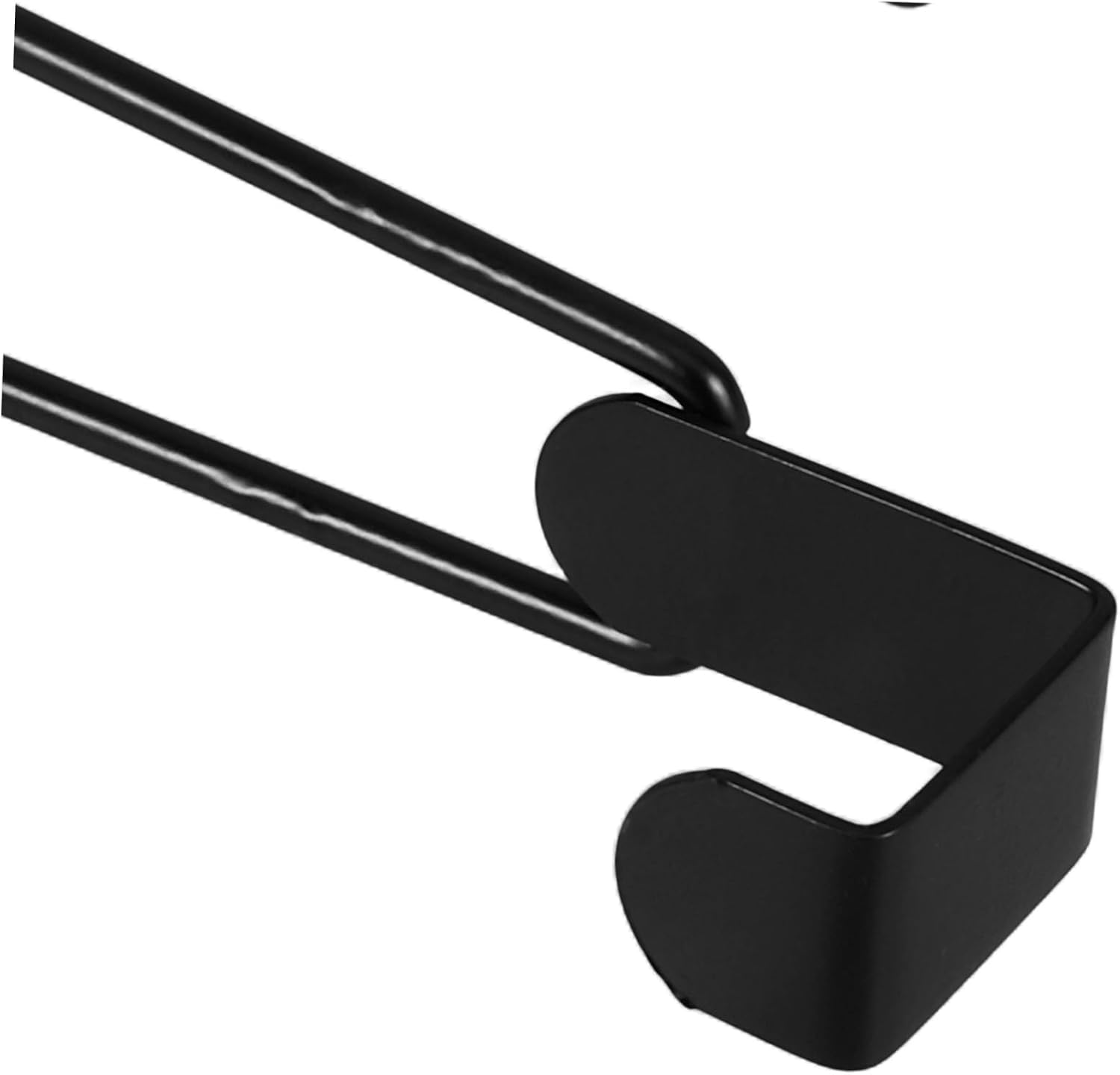 Sturdy Black Wall-Mounted Toiletpaper Holder For Modern Bathrooms