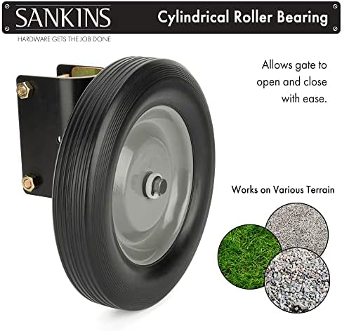 8 Heavy-Duty Gate Wheels