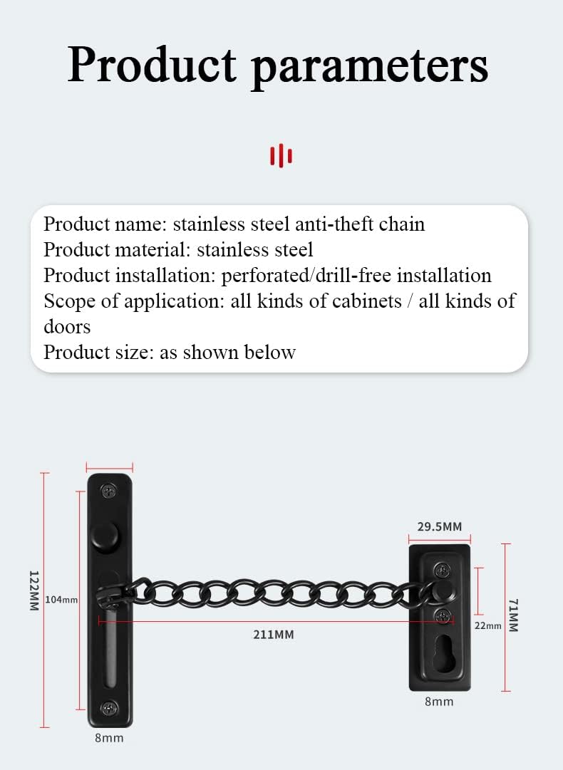 Sturdy Steel Door Lock