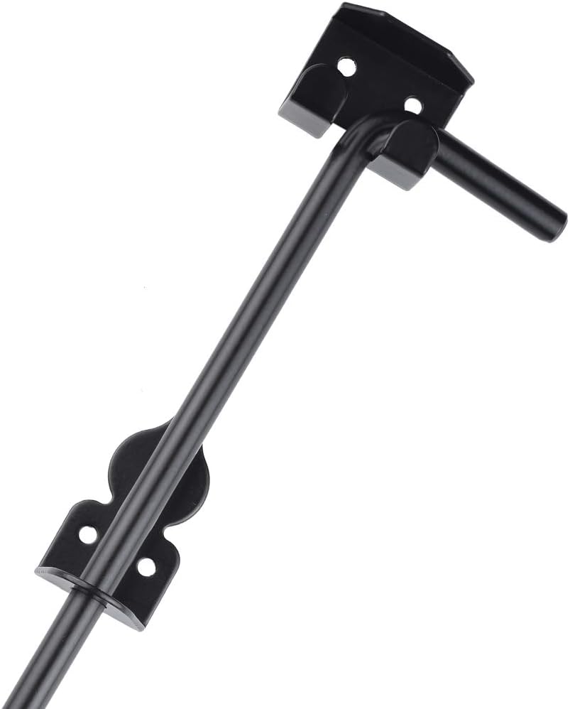 Heavy-Duty 18 Cane Bolt Gate Lock Holder for Wood Metal Gates