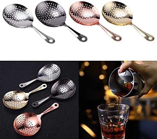 Stainless Steel Cocktail Strainer with Round Handle