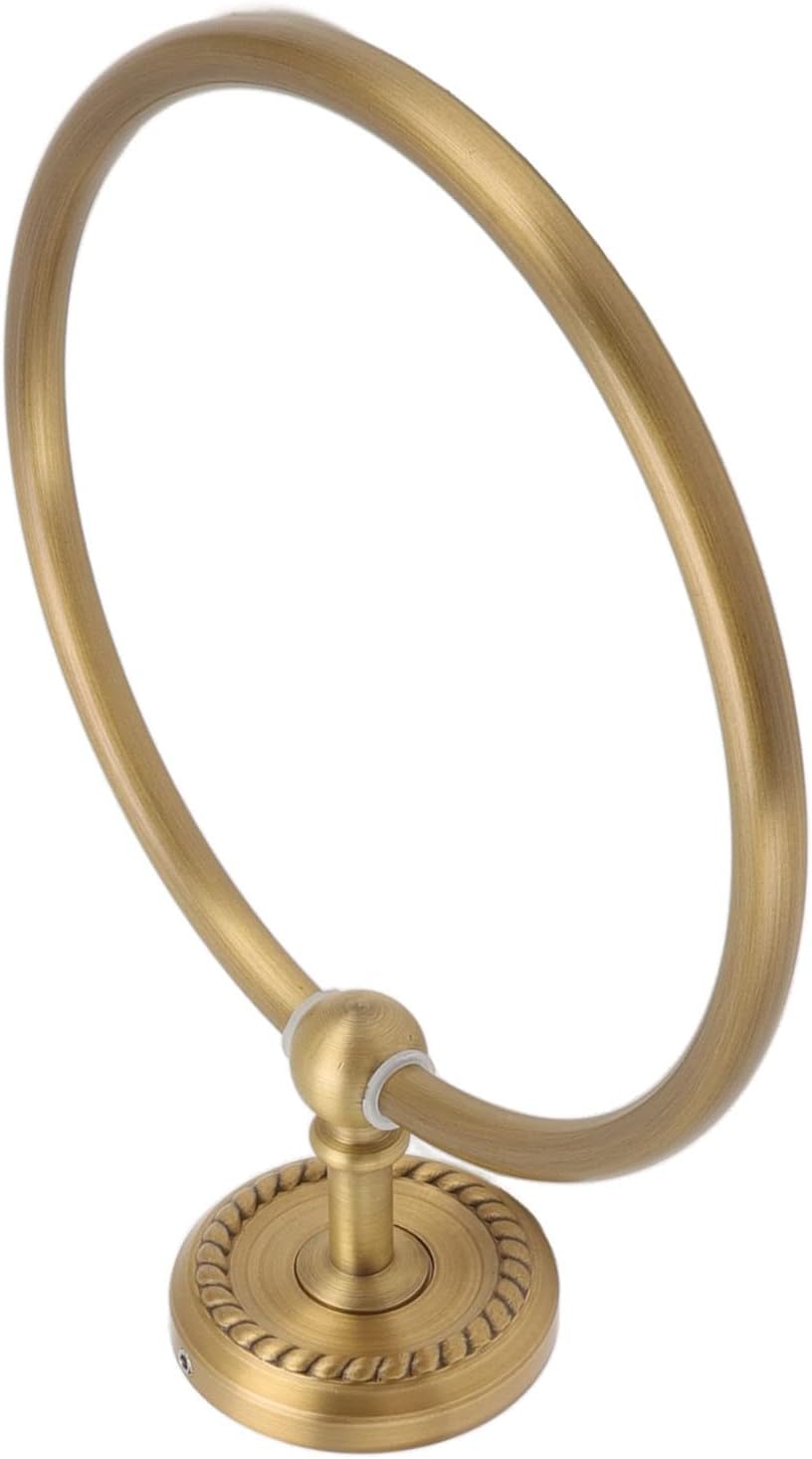 Hyuduo Antique Brass Towel Holder for Bathroom