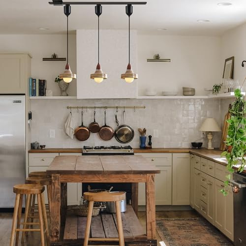 Kiven L Style 2-Wire Track Pendant Light with Ceramic Shade 1