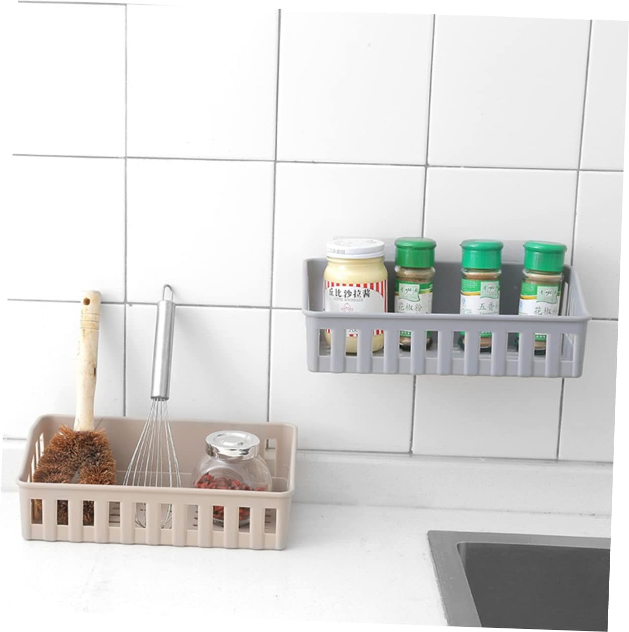 Solustre Bathroom Suction Cup Organizer
