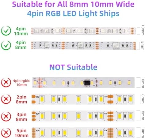 RGBZONE Bluetooth RGB LED Controller with 40-Key IR Remote 1