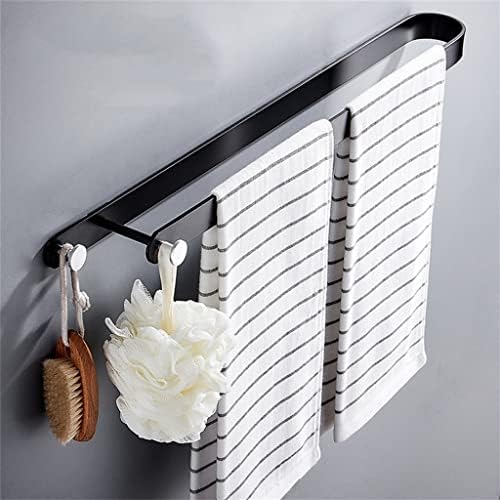 Black Towel Bar 35CM Wall-Mounted Towel Rack 1