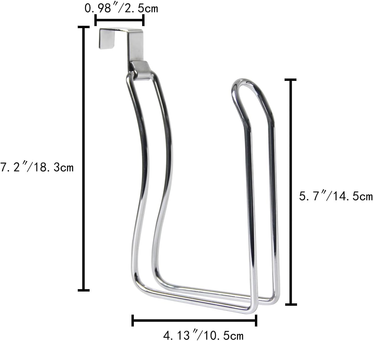 JWlock Stainless Steel Toilet Paper Holder 2-Pack