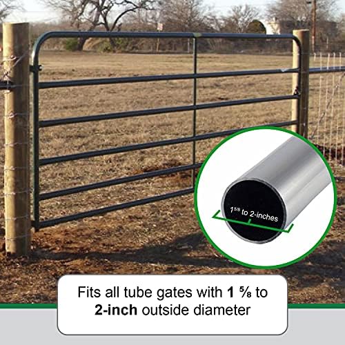 Powerfields Two-Way Lockable Gate Latch Farm Pet Cage Fence Stable Gate