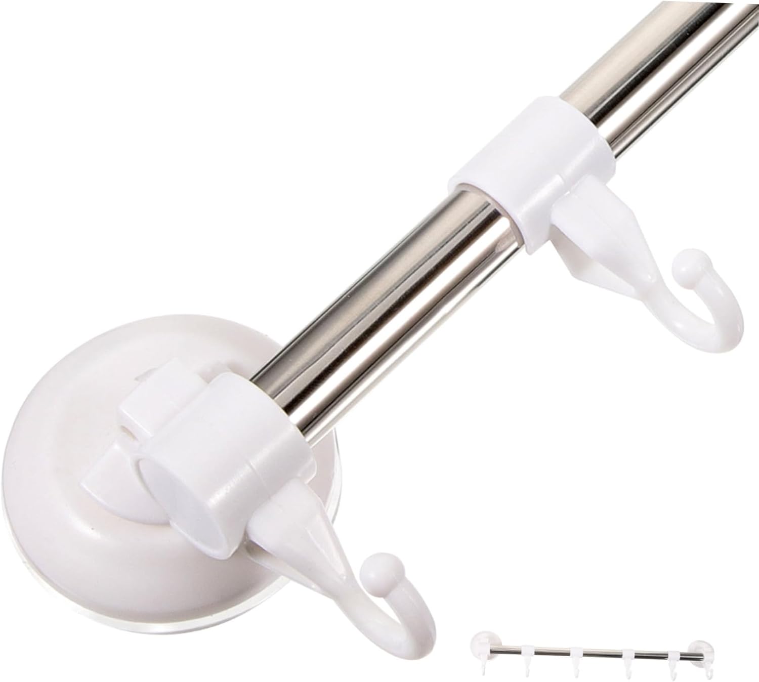 Housoutil 6 Hook Suction Cup Towel Mount 1