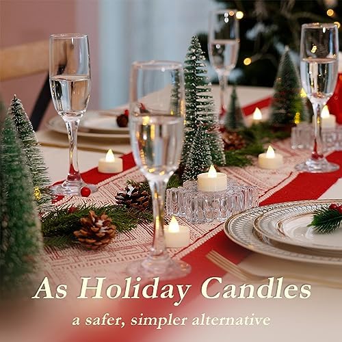 Amagic 30Pcs Flameless LED Tea Lights with 200 Hours Battery