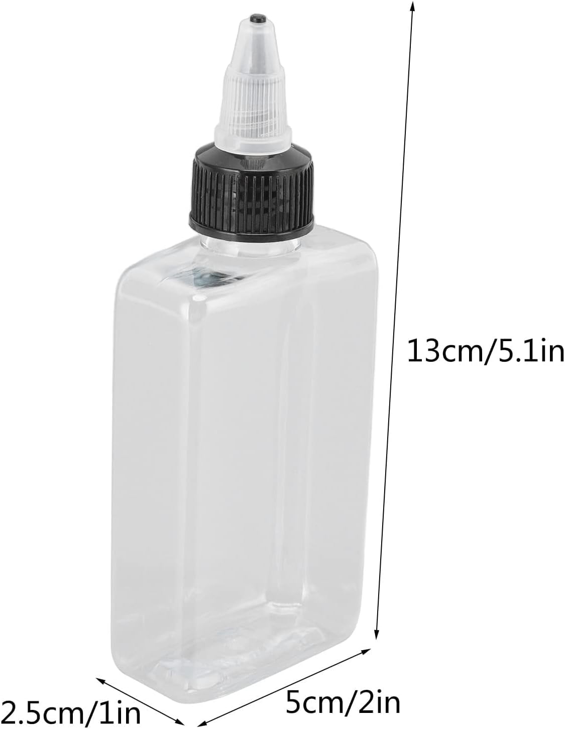 Cyrank 4 Pcs 100ML Twist Top Oil Dispenser Bottles for Camping Kitchen