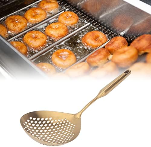 Fdit 304 Stainless Steel Skimmer Ladle with Long Handle