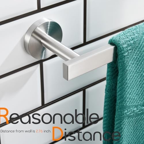 AONEON 2 Pack Stainless Steel Towel Rings Modern Bathroom Holder