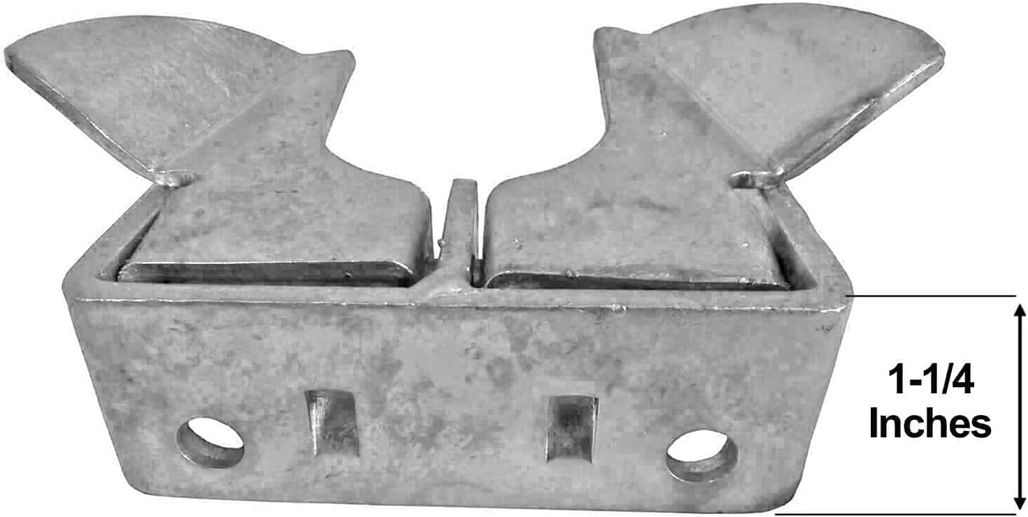 Wall-Mounted Butterfly Fork Latch Gate Hardware
