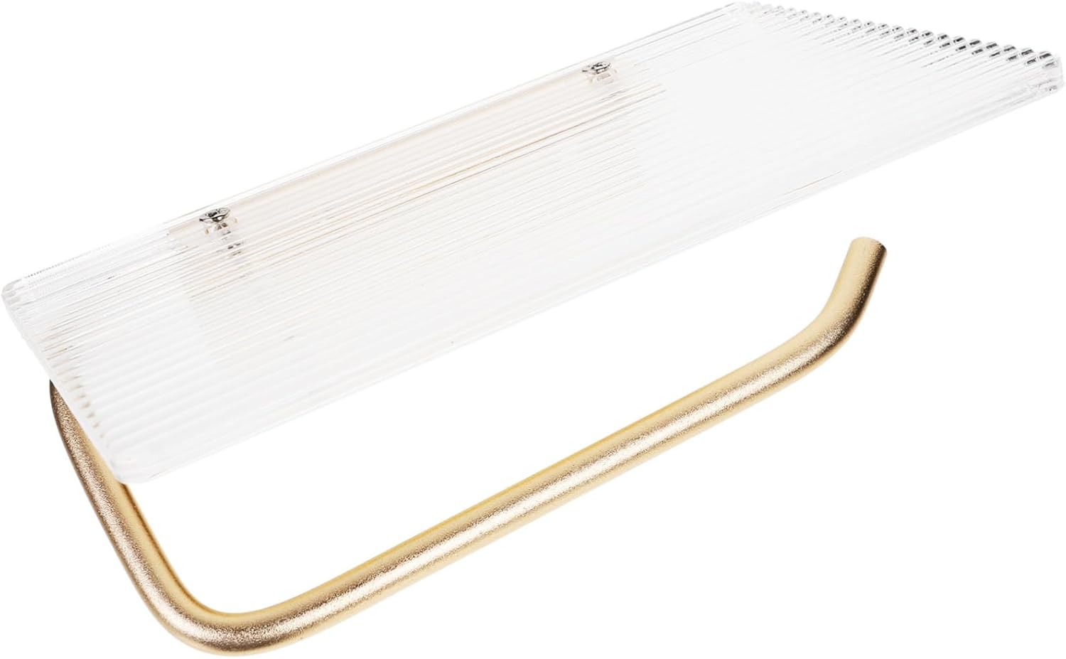 OSALADI Wall-Mounted Paper Towel Holder with Phone Shelf Durable and Space-Saving