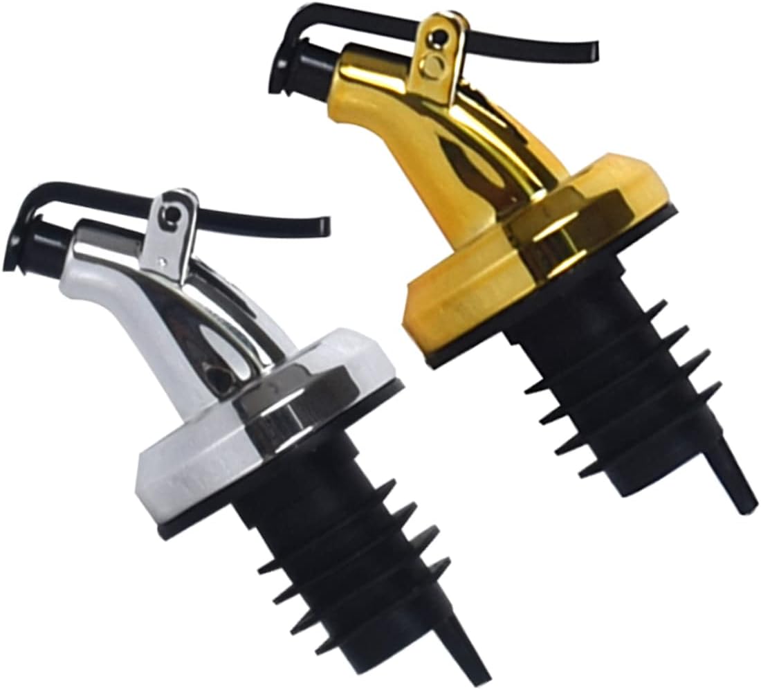 Alipis 12 Pcs Oil Nozzle Dispenser Set with Brush Lid