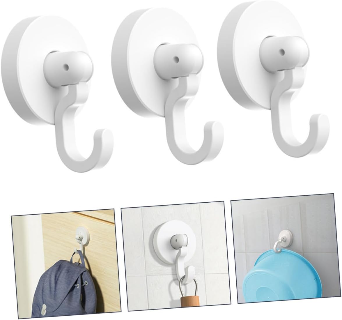 Self-Adhesive Wall Hooks for Kitchen Bathroom Living Room 1