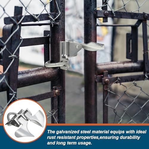 Tandefio 2-Piece Chain Link Gate Latches