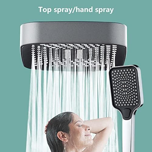 Powerful High-Pressure Handheld Shower with 4 Spray Modes for Easy Cleaning