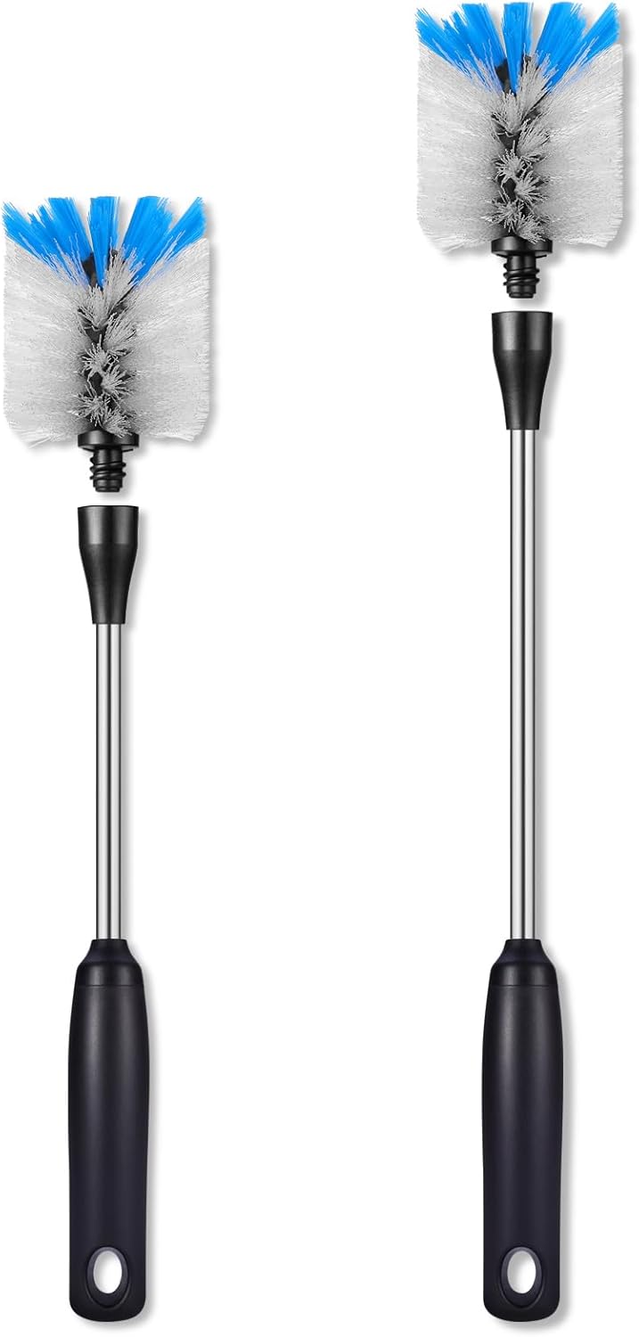 MOSOLAN 2 Pack Stainless Steel Bottle Brush