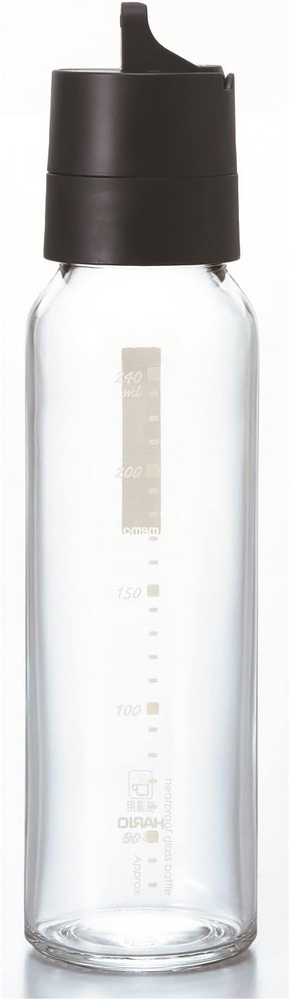Hario Flip-Top Dressing Bottle 240ml Black