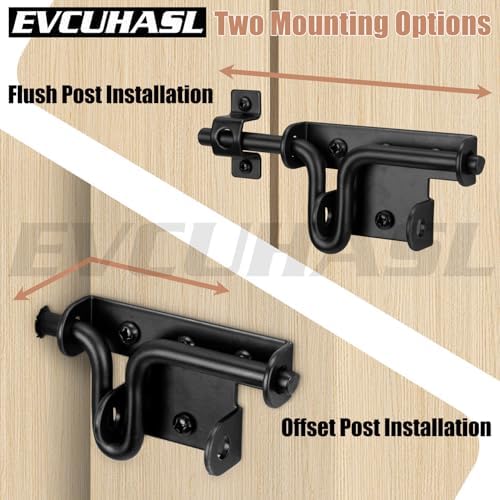 EVCUHASL Slide Bolt Gate Latch Set