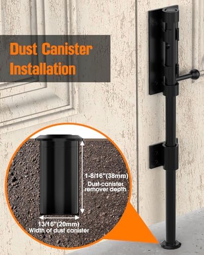 Sturdy 12 Barrel Bolt Latch for Outdoor Gates