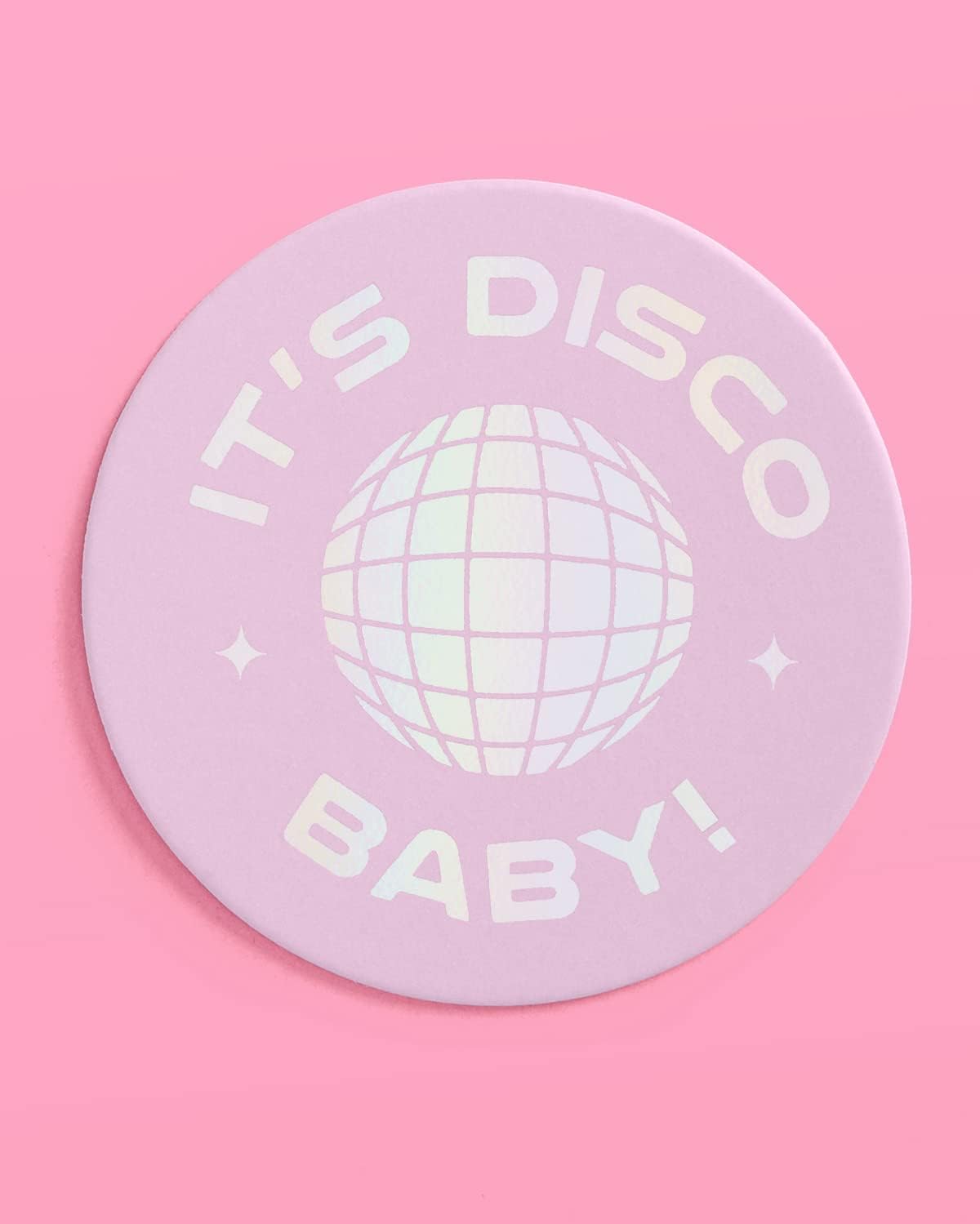 Xo Fetti Disco Party Drink Coasters - 16 pcs