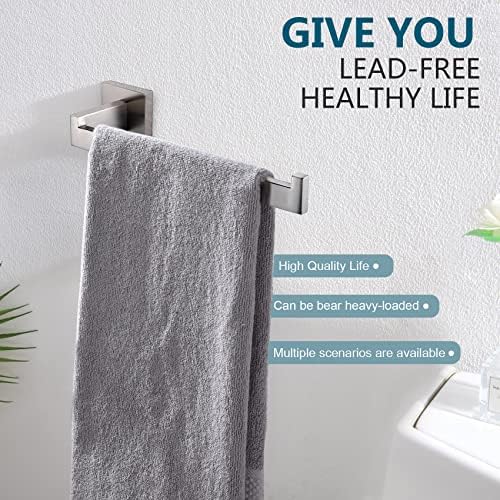 KOKOSIRI 3-Tier Towel Shelf Brushed Nickel